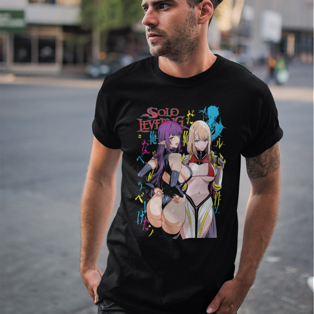 Playera Waifus Solo Leveling N-0853