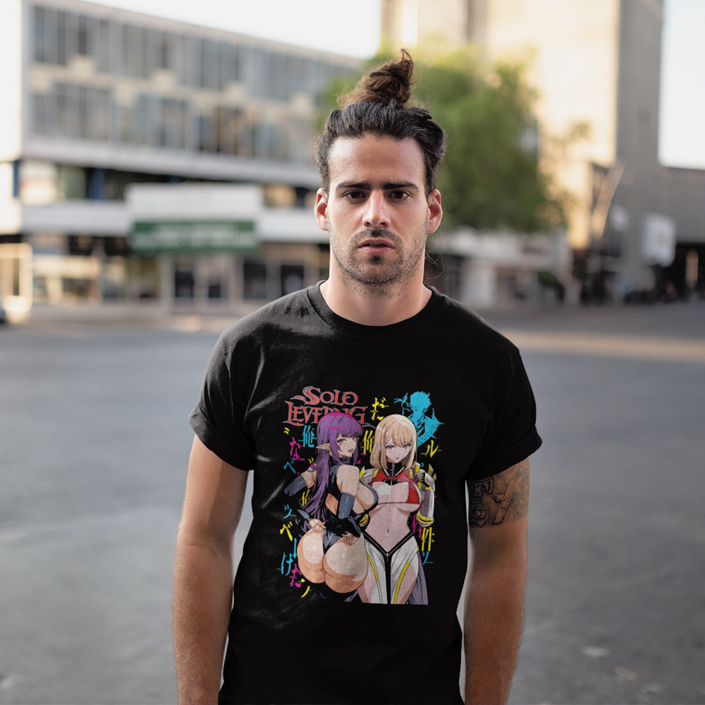 Playera Waifus Solo Leveling N-0853