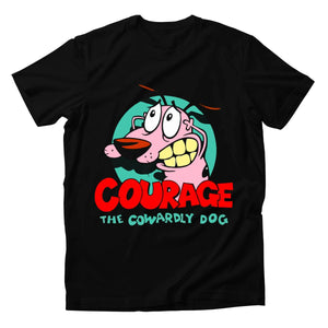 Playera Coraje perro cobarde N-0049