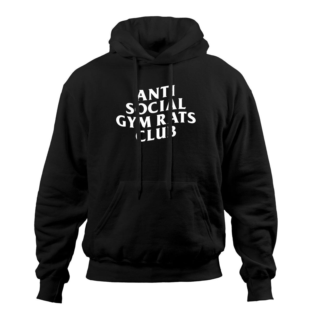 Antisocial Club Sudadera Black Hoodie Felpe Social Club Anti