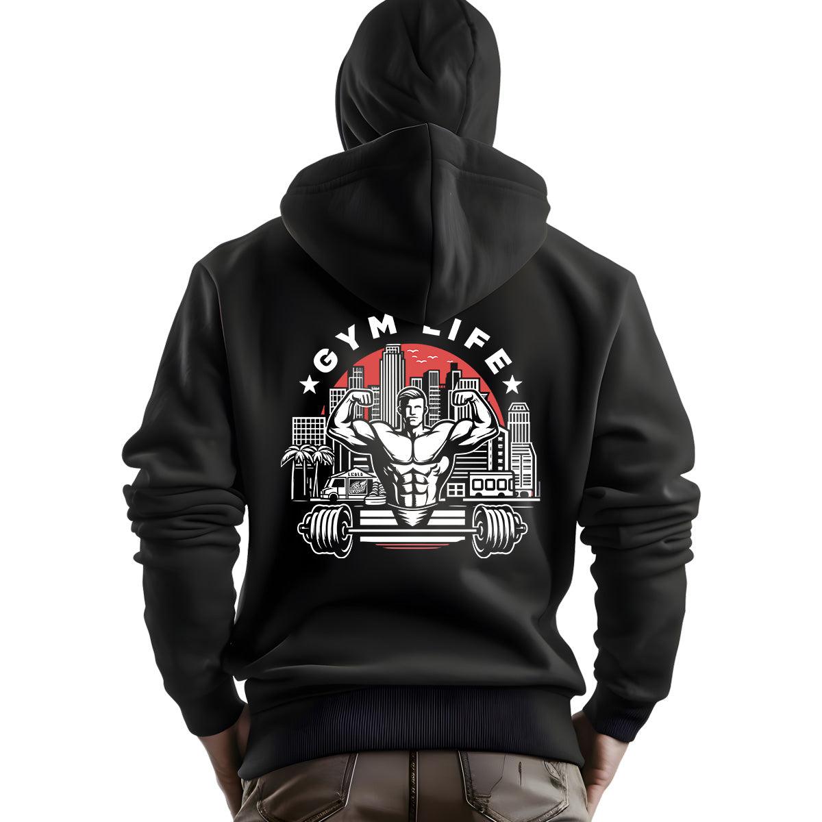 Weightlifting hoodie with straps sale